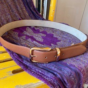 Steve Madden Belt "Cognac" L